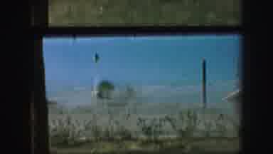 Kansas City Missouri (1959): Shaky Camera Record Building Wind Person Bushes