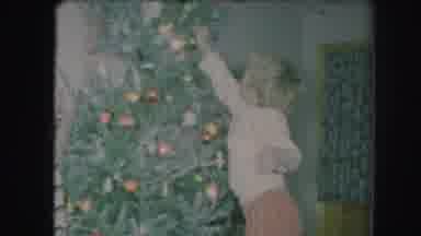 Kansas City Missouri (1959): How Kids Like To Decorate The Tree At Christmas Time