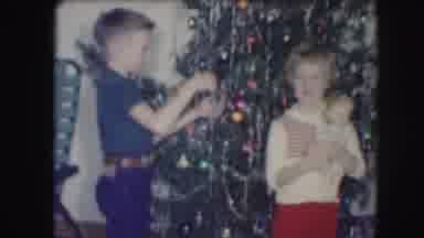 Kansas City Missouri (1959): Girl Wearing Red Coat And Black Bonnet Climbing Onto