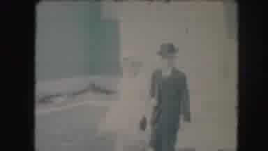 Kansas City Missouri (1959): A Little Boy In A Suit Leading A Little Girl In A