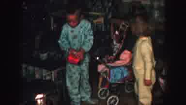 Kansas City Missouri (1959): Children In Their Pjs Playing With Their Toys And