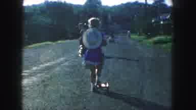 Kansas City Missouri (1959): Footage Of Kids Riding Scooters And Playing With A