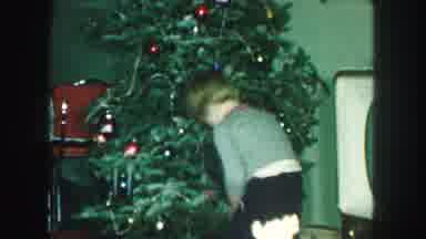 Kansas City Missouri (1959): Two Boys Have The Task Of Decorating Their Christmas