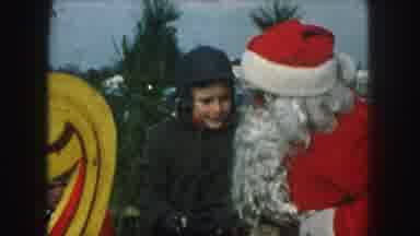 Kansas City Missouri (1959): Boy Sitting On Santa Lap