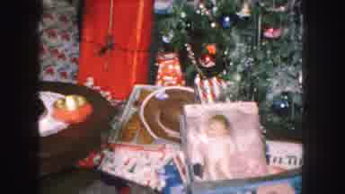 Kansas City Missouri (1959): Lots Of Toys And Gifts Unwrapped Under A Colorfully