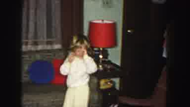Kansas City Missouri (1959): Kid Running Into The Living Room Rubbing Itchy Eyes