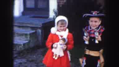 Kansas City Missouri (1959): Kids Children Coat Winter Play Doll Smile Cowboy