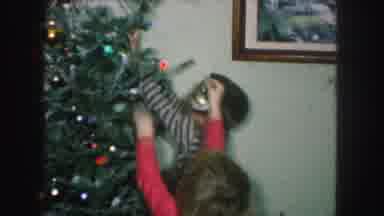Kansas City Missouri (1959): Christmas Decorating With The Kids