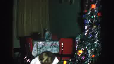 Kansas City Missouri (1959): Young Girl Dressed As Angel For Christmas Posing For