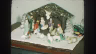 Kansas City Missouri (1959): Home Movies Showing Santa Claus White Christmas Tree