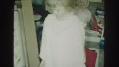 Kansas City Missouri (1959): Blond Child Dressing Up In Cowboy Hat In Home Video