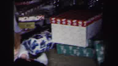 Lynbrook New York (1975): Boxes Around Christmas Time With Two Babies Getting
