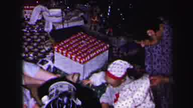 Lynbrook New York (1975): 2 Babies And Their Family Opening Up Presents During
