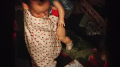 Lynbrook New York (1975): Christmas Time With The Children After Opening Presents