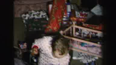 Lynbrook New York (1975): Children Having Fun With New Toys In Family Party