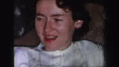 Lynbrook New York (1975): Woman Smiling With Baby Home Video