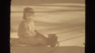 Lincoln Nebraska USA (1975): The Childrens Were Playing In The Winter Season With