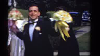 Bridgeport Connecticut (1975): Funny Groomsmen Pushed In Front Of The Bridal Party
