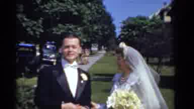 Bridgeport Connecticut (1975): Beautiful Wedding Day Memories With Bride And Groom