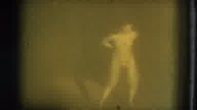 San Francisco California (1975): A Mostly Naked Woman Dancing With A Cover On Her