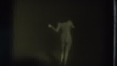 San Francisco California (1975): A Naked Woman Dancing And Moving Down A Dark