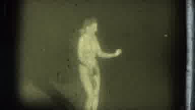 San Francisco California (1975): Grainy Footage Of Nude Burlesque Dancer Covering