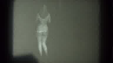 San Francisco California (1975): Scantily Clad Woman Holding Cloth With