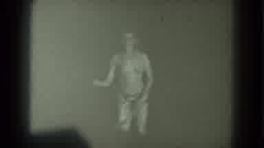 San Francisco California (1975): Naked Woman Dances Around With A Glittering Belt