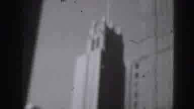 Harrisburg Pennsylvania USA (1975): Camera Pans Up To Show Off A Skyscraper