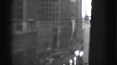 Harrisburg Pennsylvania USA (1975): Ken Burns Effect Looking Up A Tall Skyscraper