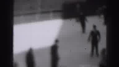 Harrisburg Pennsylvania USA (1975): Ice Skating Ice Rink Old Movie Dancing Roaming