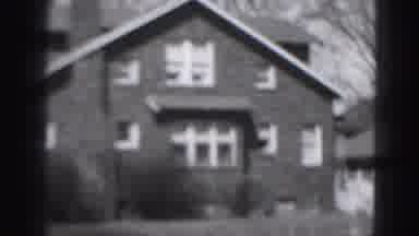 Harrisburg Pennsylvania USA (1975): A House In A Video Shown From Right To Left