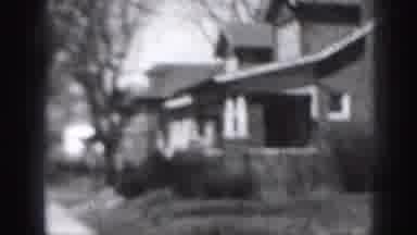 Harrisburg Pennsylvania USA (1975): Slow Motion Black And White Old Film Of A