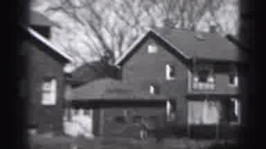 Harrisburg Pennsylvania USA (1975): A View Of A Street Full Of Brick Houses
