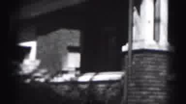 Harrisburg Pennsylvania USA (1975): Black And White Video Of A Classic House And A
