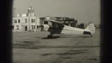 Harrisburg Pennsylvania USA (1975): Fighter Plane On The Runway Airport Landing