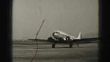 Harrisburg Pennsylvania USA (1975): Small Passenger Jet Getting Ready To Take Off