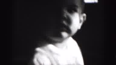 Harrisburg Pennsylvania USA (1975): Double Exposure Of Baby In Black And White The