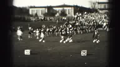 Harrisburg Pennsylvania USA (1975): Band Marching Around Field In Front Of Packed