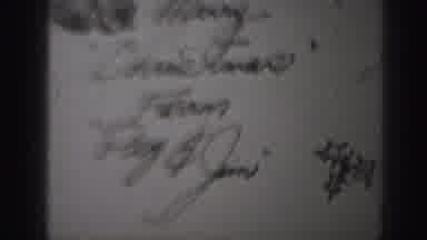 Harrisburg Pennsylvania USA-1975: Hand Signed Christmas Gift Card For F80 Jet