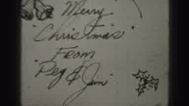 Harrisburg Pennsylvania USA-1975: View Of Excerpt From Swim Book And Handwritten Christmas Card