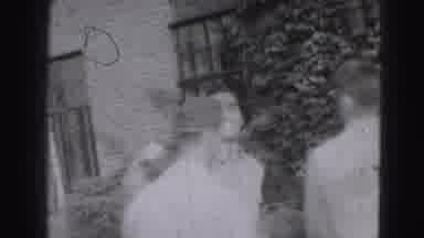 Harrisburg Pennsylvania USA (1975): Black And White Movie Of Young People Entering