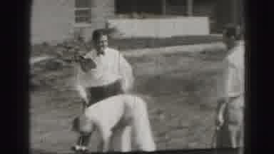 Harrisburg Pennsylvania USA (1975): A Group Of Old Men Playing A Game Of Croquet