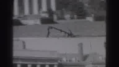 Harrisburg Pennsylvania USA (1975): Stuttering View Of A Large White Building With