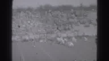 Harrisburg Pennsylvania USA (1975): Vintage Football Game In Black And White