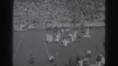 Harrisburg Pennsylvania USA (1975): Two American Football Teams In A Scrimmage For
