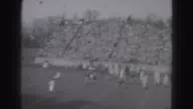 Harrisburg Pennsylvania USA (1975): An Old-Time Football Game With A Large Crowd