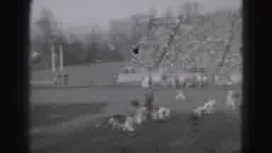 Harrisburg Pennsylvania USA (1975): Short Black And White Footage Of A Football