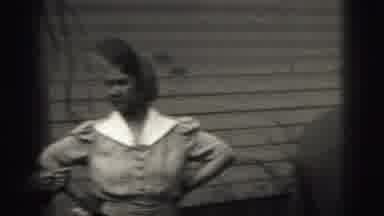 Harrisburg Pennsylvania USA (1975): Vintage Clip Of A Family Relaxing Outside Of