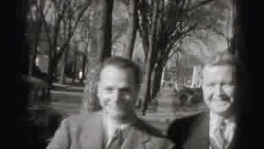 Harrisburg Pennsylvania USA (1975): Several Men Walking Down The Sidewalk And